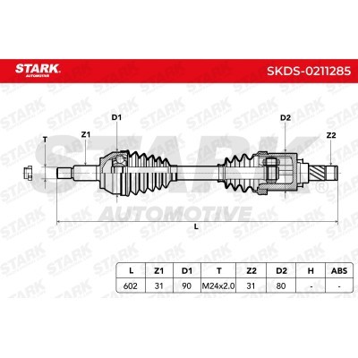 Półoś Napędowa Stark SKDS-0211285 SKDS-0211285 - foto 3