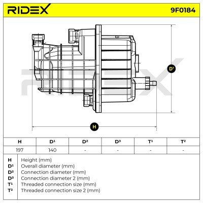Filtr Paliwa RIDEX 9F0184 9F0184 - foto 5