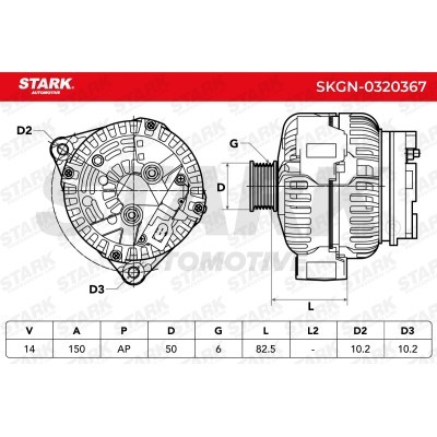 Alternator Stark SKGN-0320367 SKGN-0320367 - foto 7
