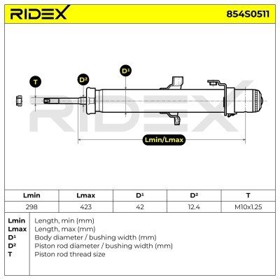 Amortyzator RIDEX 854S0511 854S0511 - foto 6