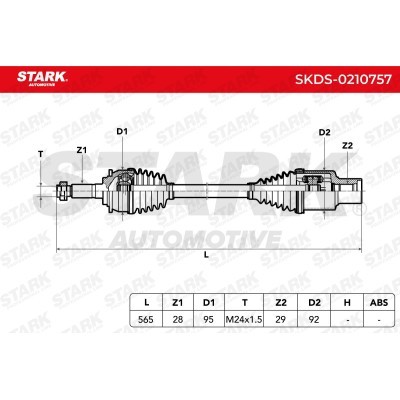 Półoś Napędowa Stark SKDS-0210757 SKDS-0210757 - foto 12