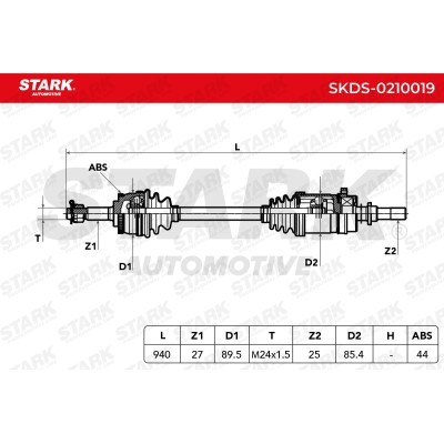 Półoś Napędowa Stark SKDS-0210019 SKDS-0210019 - foto 3