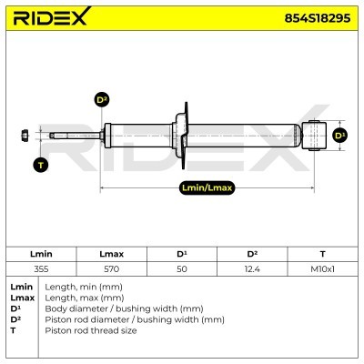 Amortyzator RIDEX 854S18295 854S18295 - foto 8