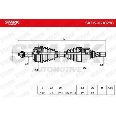 Półoś Napędowa Stark SKDS-0210278 SKDS-0210278 - foto 7