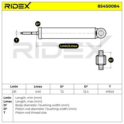 Amortyzator RIDEX 854S0084 854S0084 - foto 8