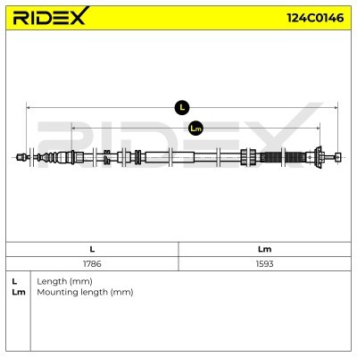 Linka Hamulca Ręcznego RIDEX 124C0146 124C0146 - foto 6