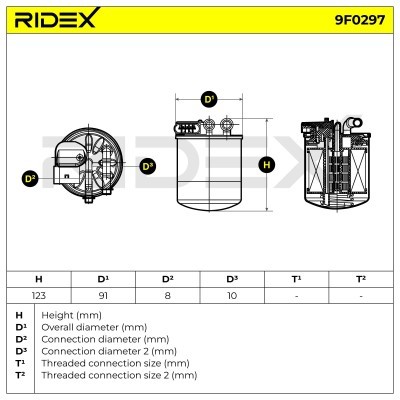 Filtr Paliwa RIDEX 9F0297 9F0297 - foto 5