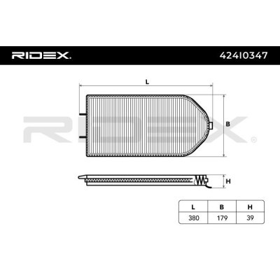 Filtr Kabinowy RIDEX 424I0347 424I0347 - foto 6