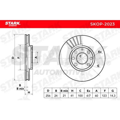 Tarcza hamulcowa Stark SKOP-2023 SKOP-2023 - foto 5
