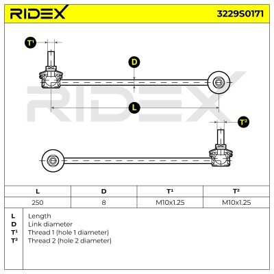 Łącznik Stabilizatora RIDEX 3229S0171 3229S0171 - foto 9
