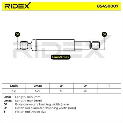 Amortyzator RIDEX 854S0007 854S0007 - foto 9