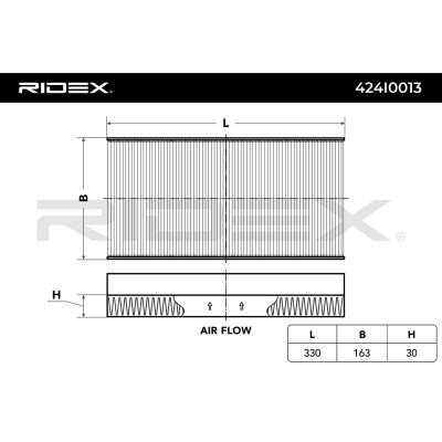 Filtr Kabinowy RIDEX 424I0013 424I0013 - foto 2