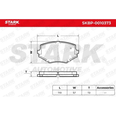 Klocki hamulcowe Stark SKBP-0010373 SKBP-0010373 - foto 6