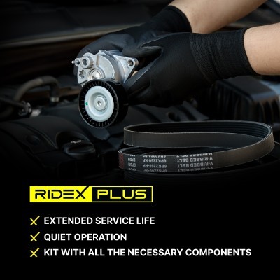 Zestaw paska klinowego wielorowkowego RIDEX 542R0594P 542R0594P - foto 4