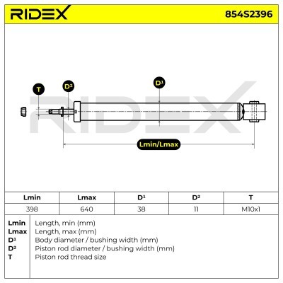 Amortyzator RIDEX 854S2396 854S2396 - foto 8