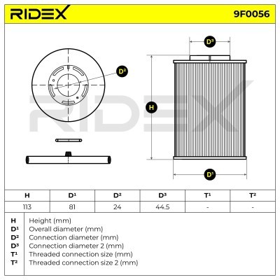 Filtr Paliwa RIDEX 9F0056 9F0056 - foto 4
