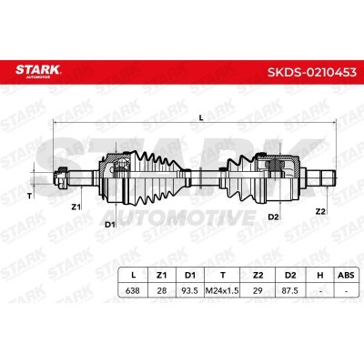 Półoś Napędowa Stark SKDS-0210453 SKDS-0210453 - foto 7