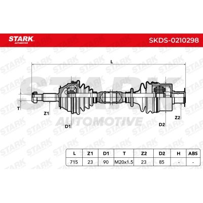 Półoś Napędowa Stark SKDS-0210298 SKDS-0210298 - foto 7