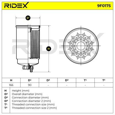 Filtr Paliwa RIDEX 9F0175 9F0175 - foto 4