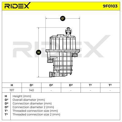 Filtr Paliwa RIDEX 9F0103 9F0103 - foto 5