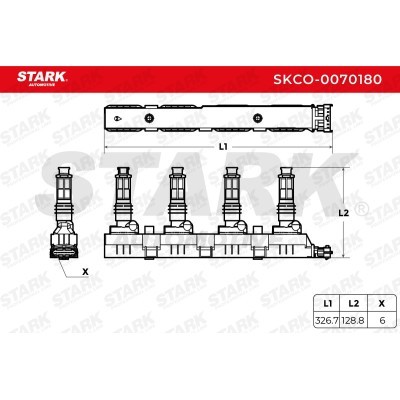 Cewka Zapłonowa Stark SKCO-0070180 SKCO-0070180 - foto 4