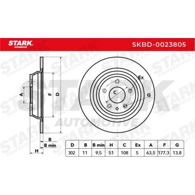 Tarcza hamulcowa Stark SKBD-0023805 SKBD-0023805 - foto 7