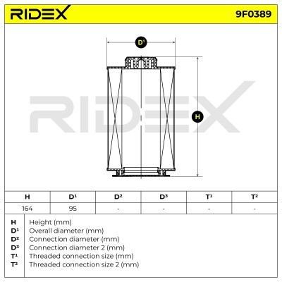 Filtr Paliwa RIDEX 9F0389 9F0389 - foto 6