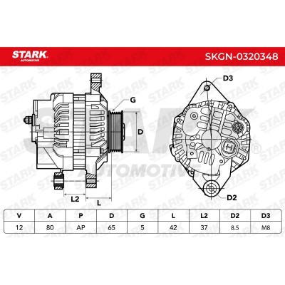 Alternator Stark SKGN-0320348 SKGN-0320348 - foto 8