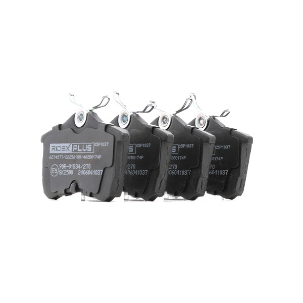Klocki hamulcowe RIDEX 402B0174P 402B0174P - foto 1