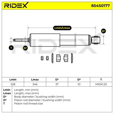 Amortyzator RIDEX 854S0177 854S0177 - foto 9