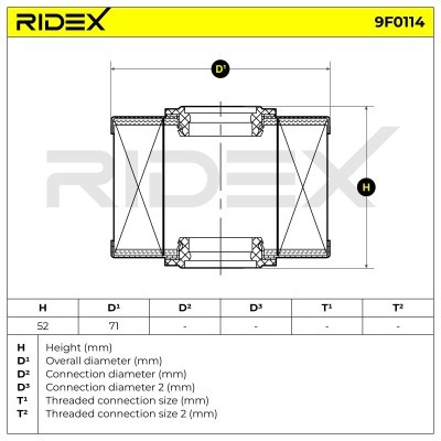 Filtr Paliwa RIDEX 9F0114 9F0114 - foto 5