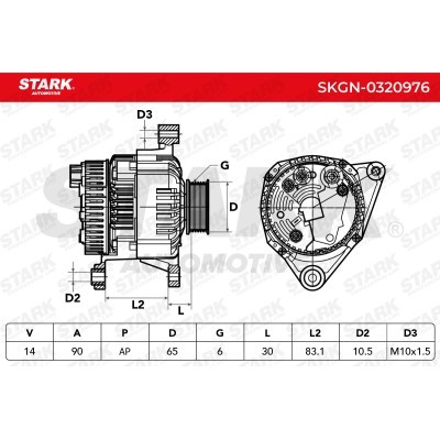 Alternator Stark SKGN-0320976 SKGN-0320976 - foto 7