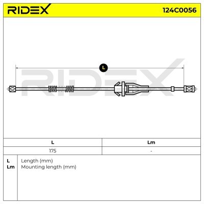 Linka Hamulca Ręcznego RIDEX 124C0056 124C0056 - foto 6