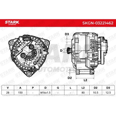 Alternator Stark SKGN-03221462 SKGN-03221462 - foto 5