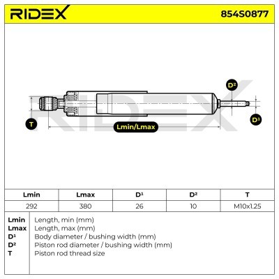 Amortyzator RIDEX 854S0877 854S0877 - foto 6
