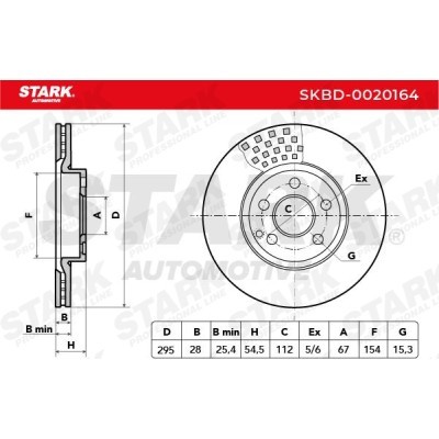 Tarcza hamulcowa Stark SKBD-0020164 SKBD-0020164 - foto 5