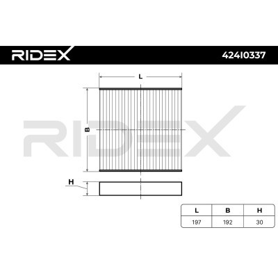 Filtr Kabinowy RIDEX 424I0337 424I0337 - foto 6