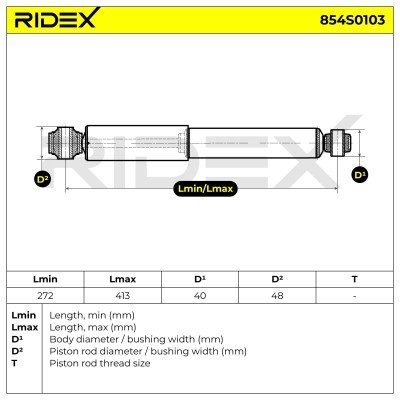 Amortyzator RIDEX 854S0103 854S0103 - foto 7