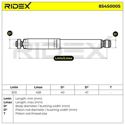 Amortyzator RIDEX 854S0005 854S0005 - foto 10