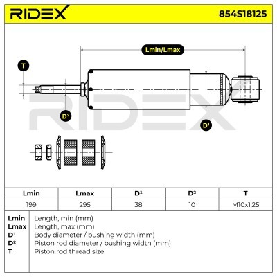 Amortyzator RIDEX 854S18125 854S18125 - foto 11