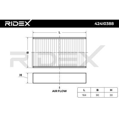 Filtr Kabinowy RIDEX 424I0388 424I0388 - foto 6