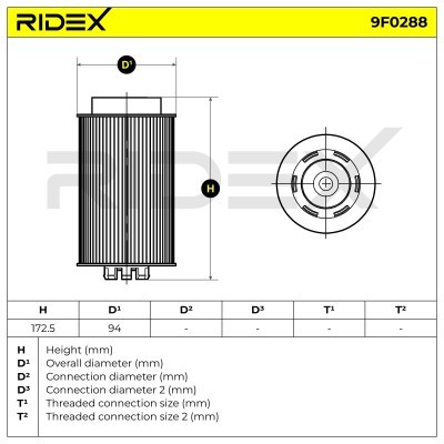 Filtr Paliwa RIDEX 9F0288 9F0288 - foto 6