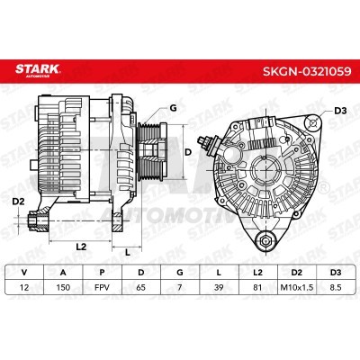 Alternator Stark SKGN-0321059 SKGN-0321059 - foto 7