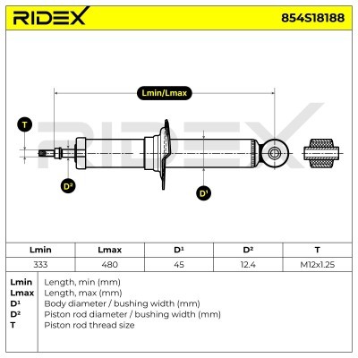 Amortyzator RIDEX 854S18188 854S18188 - foto 7