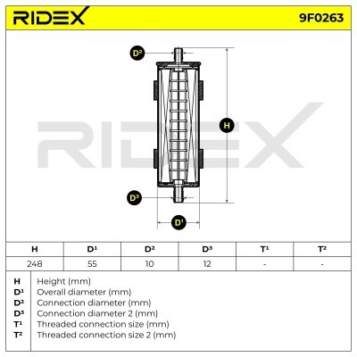 Filtr Paliwa RIDEX 9F0263 9F0263 - foto 6