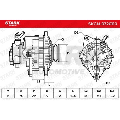 Alternator Stark SKGN-0320110 SKGN-0320110 - foto 7