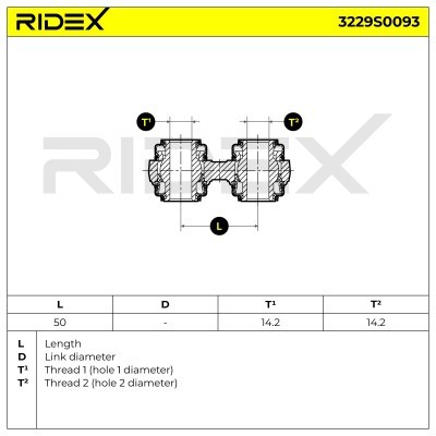 Łącznik Stabilizatora RIDEX 3229S0093 3229S0093 - foto 5