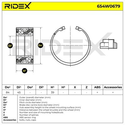 Łożysko Koła RIDEX 654W0679 654W0679 - foto 12