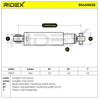 Amortyzator RIDEX 854S0035 854S0035 - foto 6