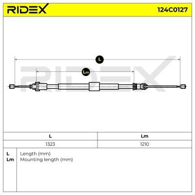 Linka Hamulca Ręcznego RIDEX 124C0127 124C0127 - foto 6